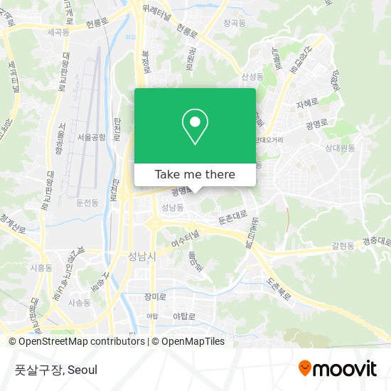 풋살구장 map