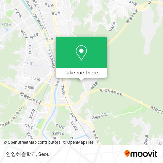안양해솔학교 map