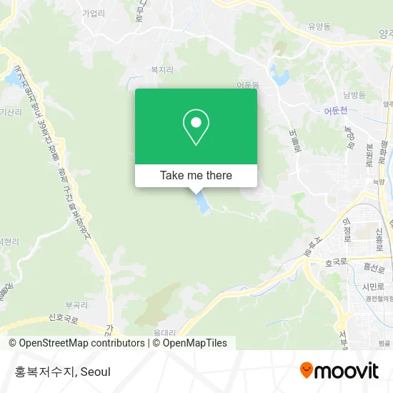 홍복저수지 map