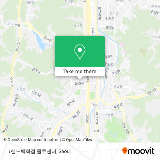 그랜드백화점 물류센터 map