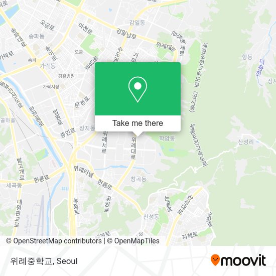 위례중학교 map