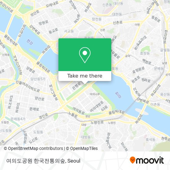 여의도공원 한국전통의숲 map