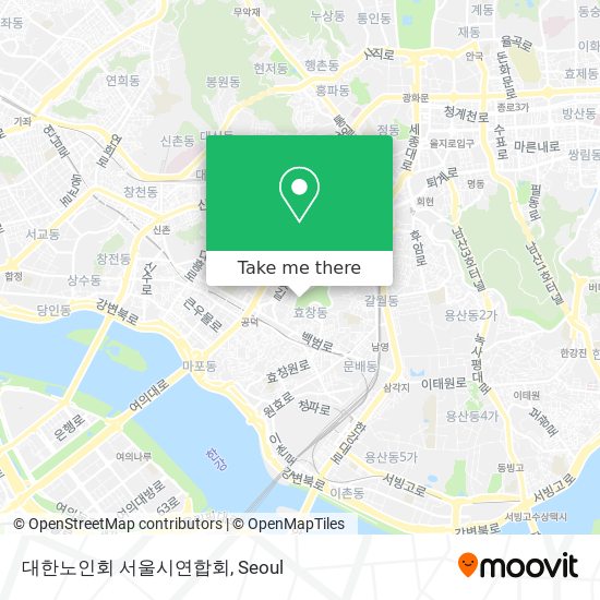 대한노인회 서울시연합회 map