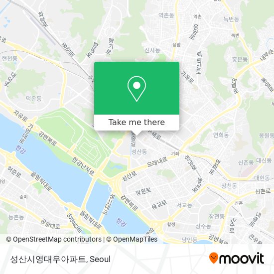 성산시영대우아파트 map