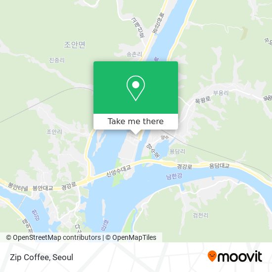 Zip Coffee map