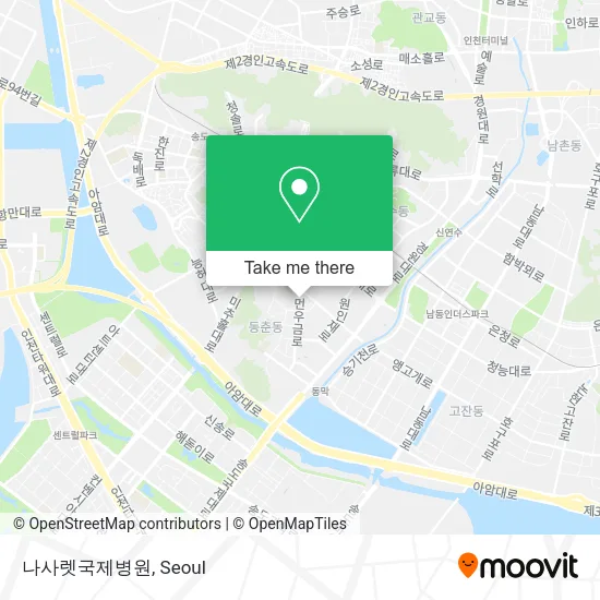 나사렛국제병원 map