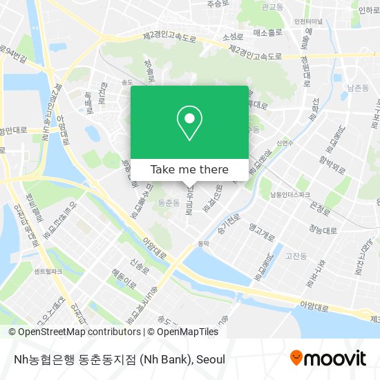 Nh농협은행 동춘동지점 (Nh Bank) map