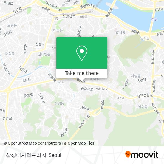 삼성디지털프라자 map