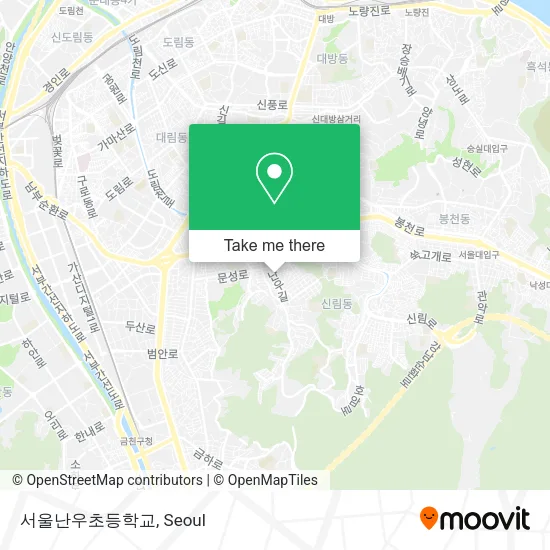 서울난우초등학교 map