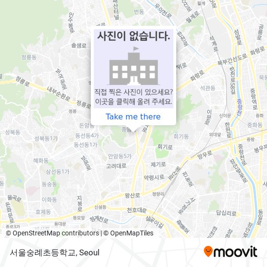 서울숭례초등학교 map