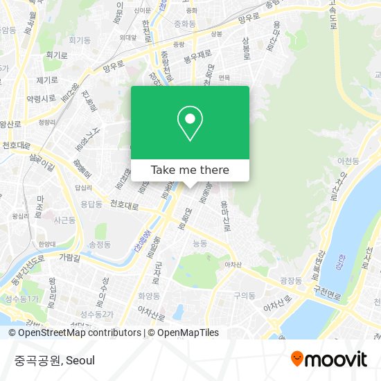 중곡공원 map