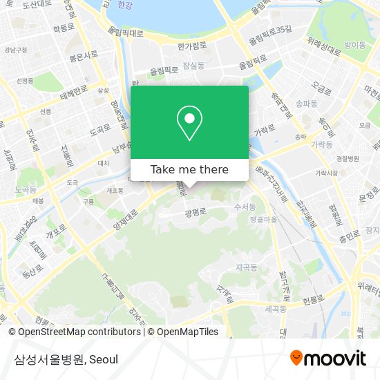 삼성서울병원 map