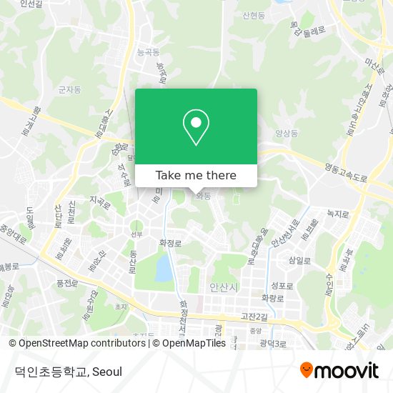 덕인초등학교 map