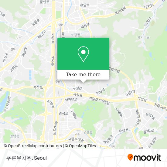 푸른유치원 map