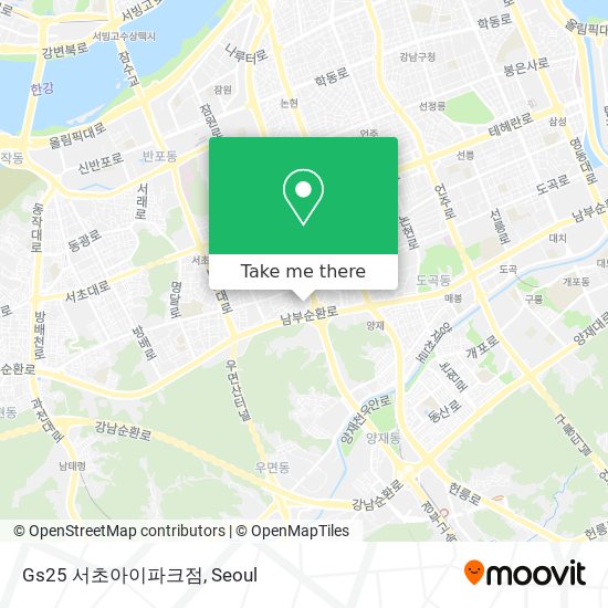 Gs25 서초아이파크점 map
