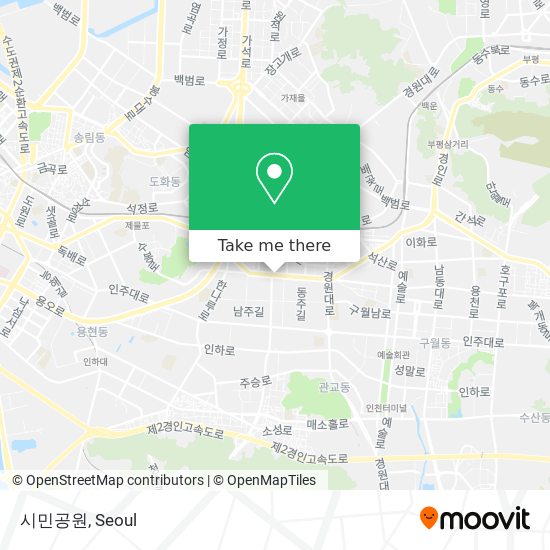 시민공원 map