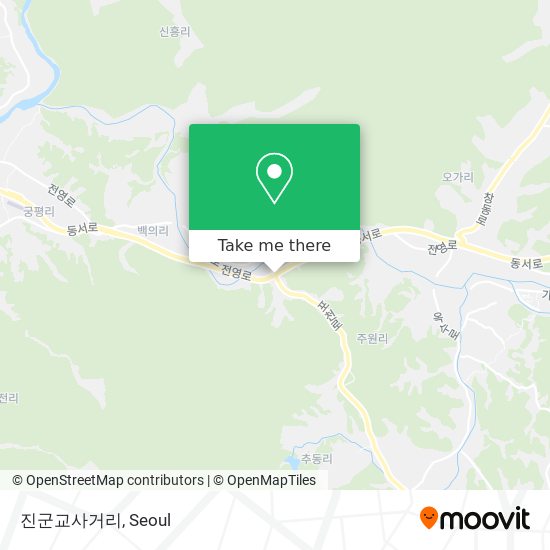 진군교사거리 map