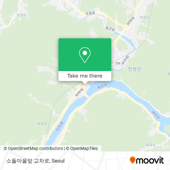 소돌마을앞 교차로 map