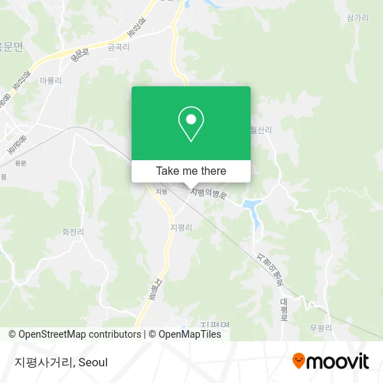 지평사거리 map
