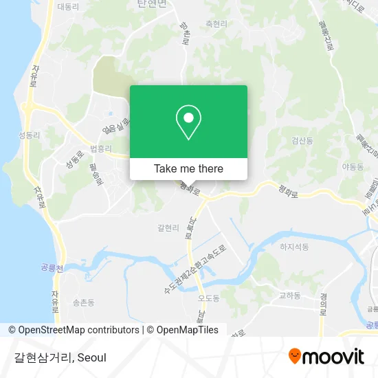 갈현삼거리 map