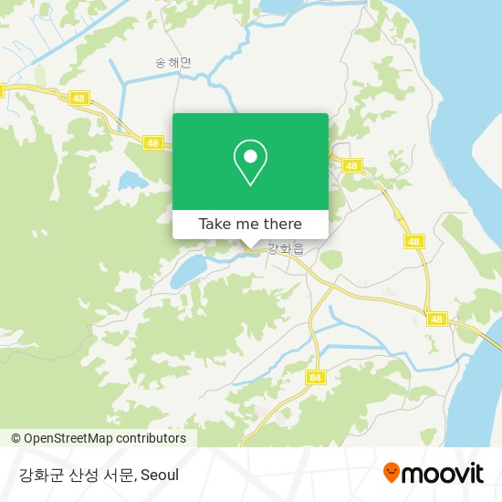 강화군 산성 서문 map