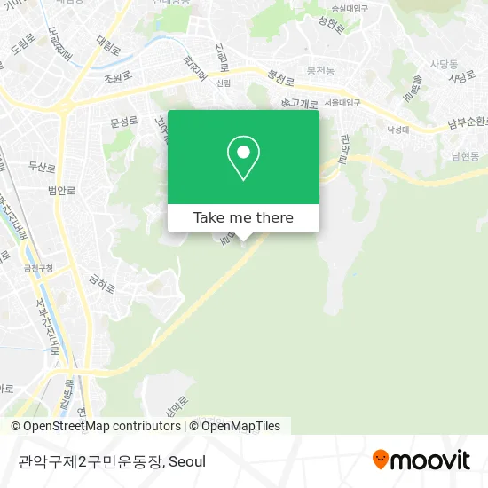 관악구제2구민운동장 map