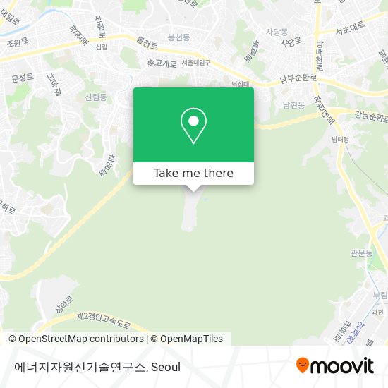 에너지자원신기술연구소 map