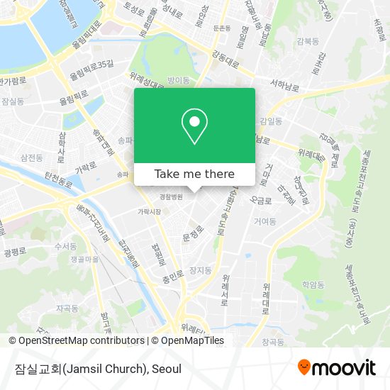 잠실교회(Jamsil Church) map