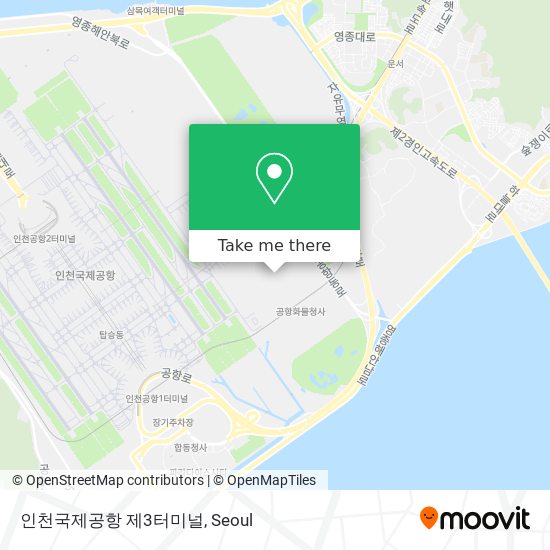 인천국제공항 제3터미널 map