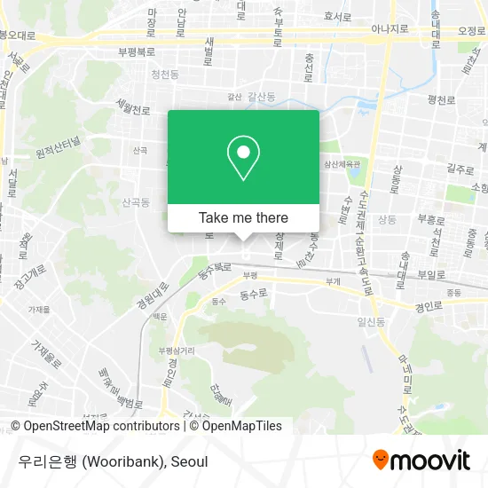 우리은행 (Wooribank) map