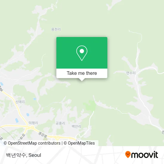 백년약수 map