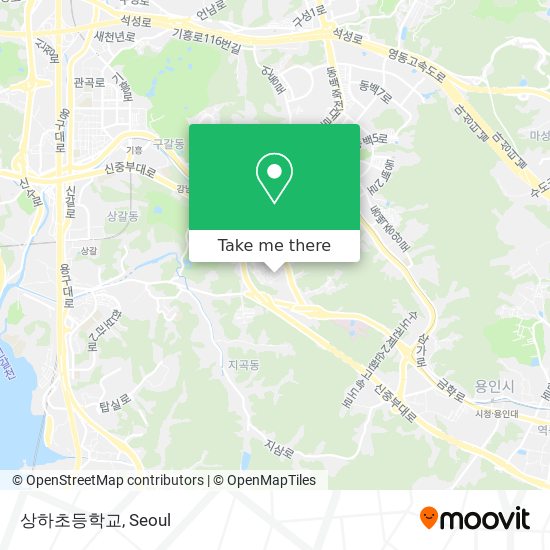 상하초등학교 map