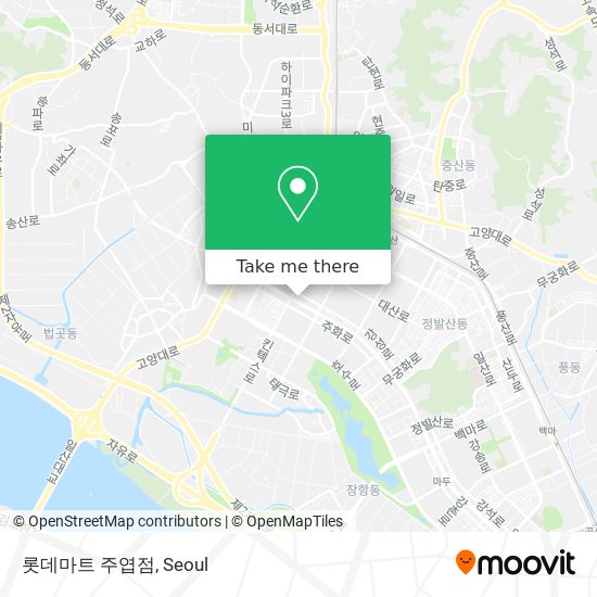 롯데마트 주엽점 map