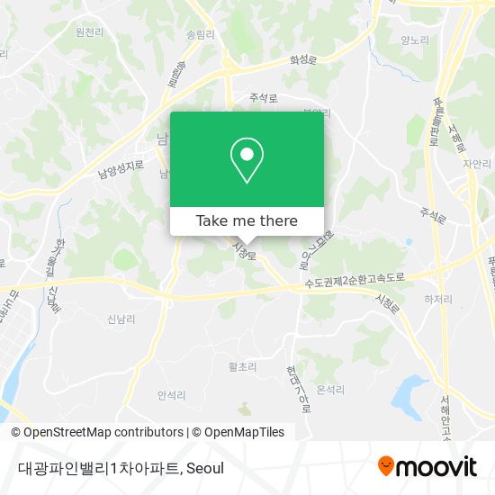 대광파인밸리1차아파트 map