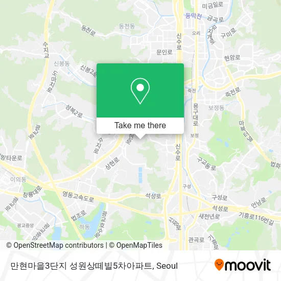만현마을3단지 성원상떼빌5차아파트 map