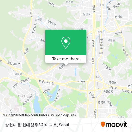 상현마을 현대성우3차아파트 map