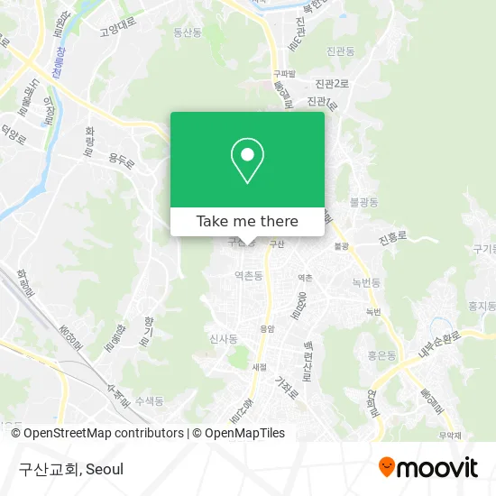구산교회 map