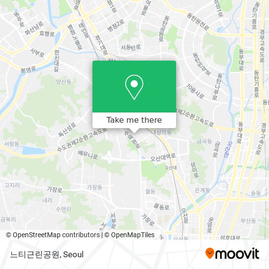 느티근린공원 map