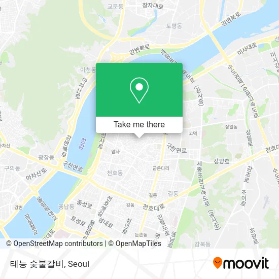 태능 숯불갈비 map