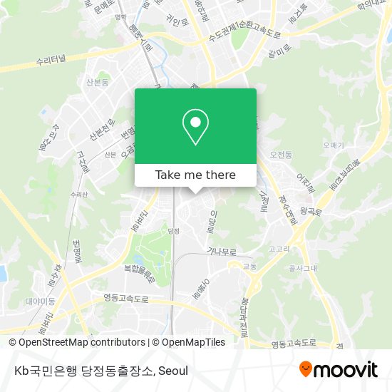 Kb국민은행 당정동출장소 map