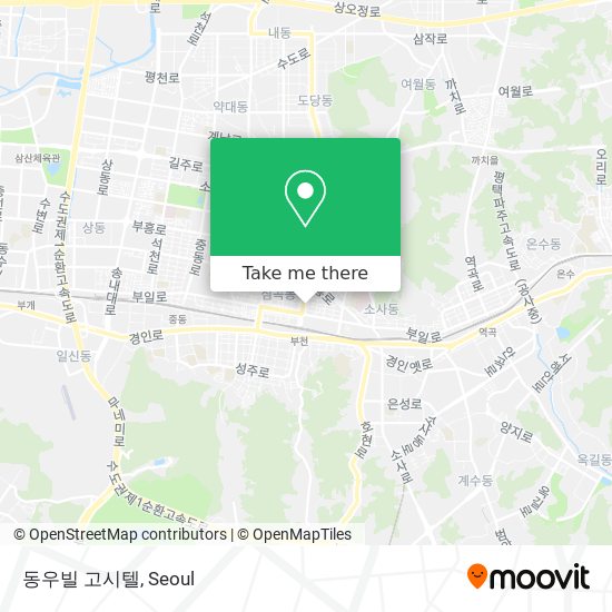 동우빌 고시텔 map
