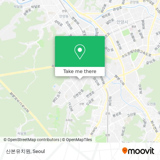 산본유치원 map