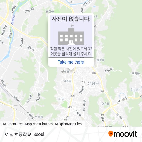 예일초등학교 map