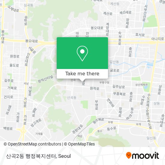 산곡2동 행정복지센터 map