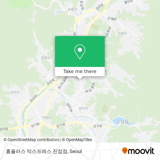 홈플러스 익스프레스 진접점 map