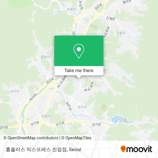 홈플러스 익스프레스 진접점 map