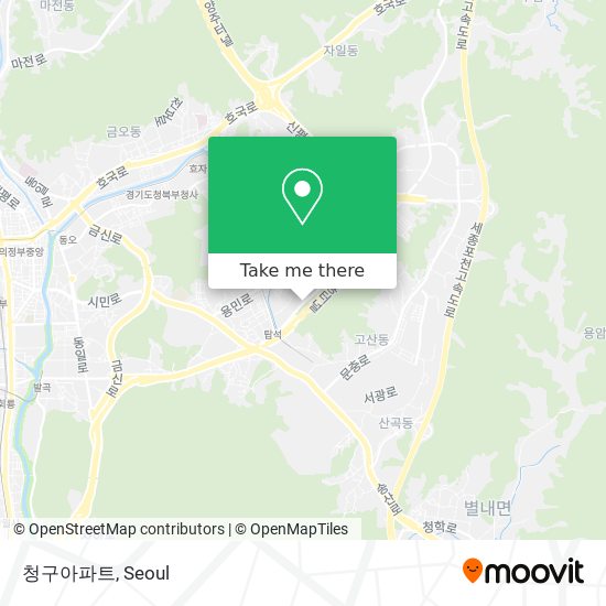 청구아파트 map