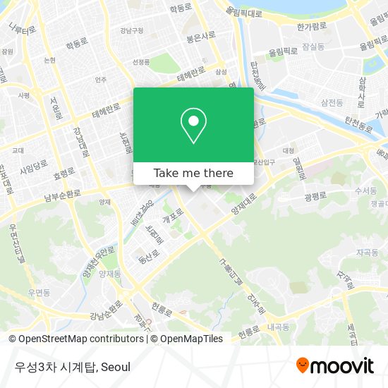 우성3차 시계탑 map