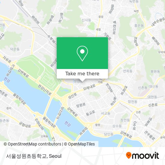 서울성원초등학교 map
