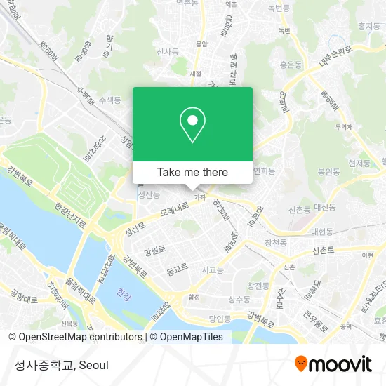 성사중학교 map